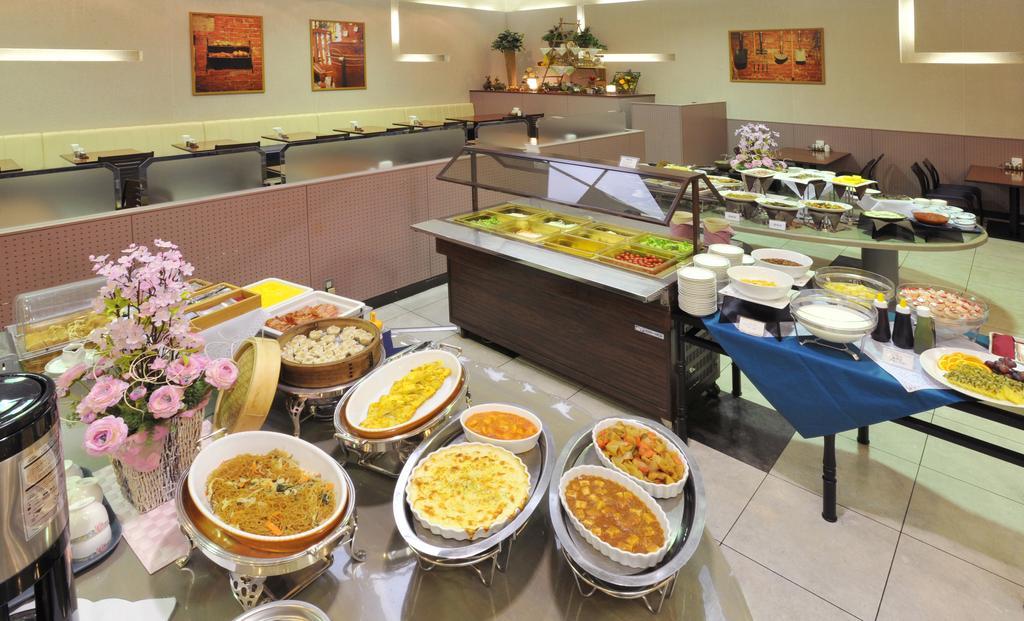 Fujita Kanko Washington Hotel Asahikawa Restoran fotoğraf